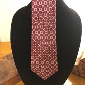 Countess Mara Red Diamond Silk Tie